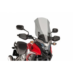 PUIG TOURING WINDSHIELD HONDA CB 500 X 2016-2018, LIGHT SMOKE