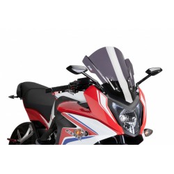 PARABRISAS PUIG TOURING HONDA CBR 650 F 2017-2018, AHUMADO OSCURO