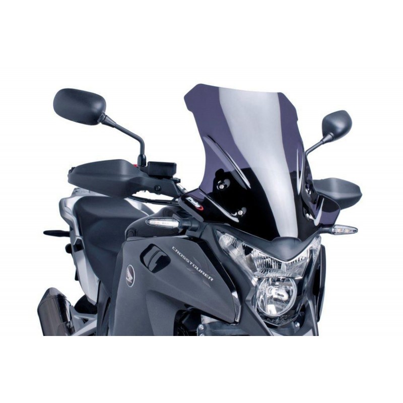 PUIG TOURING WINDSHIELD HONDA CROSSTOURER 1200 2012-2015*, DARK SMOKE