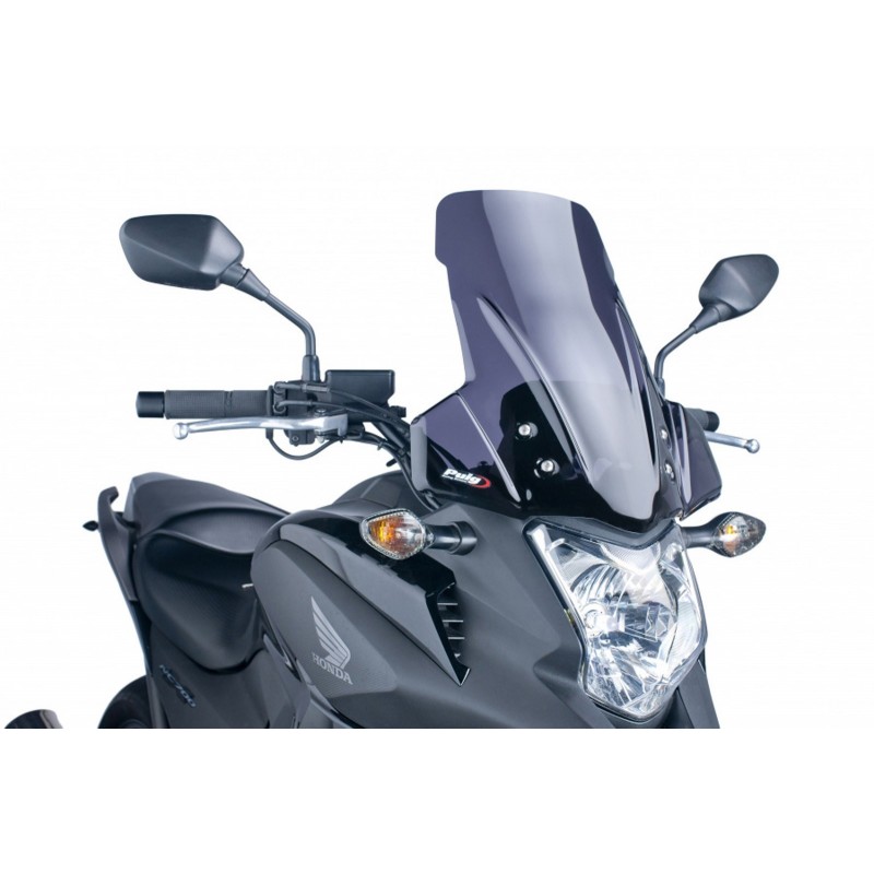 PUIG TOURING WINDSCHUTZSCHEIBE HONDA NC 700 X 2012-2013, DUNKLE RAUCH