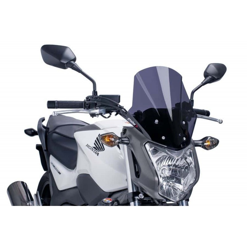 PUIG TOURING WINDSCHUTZSCHEIBE HONDA NC 750 S 2014-2015, DUNKLE RAUCH