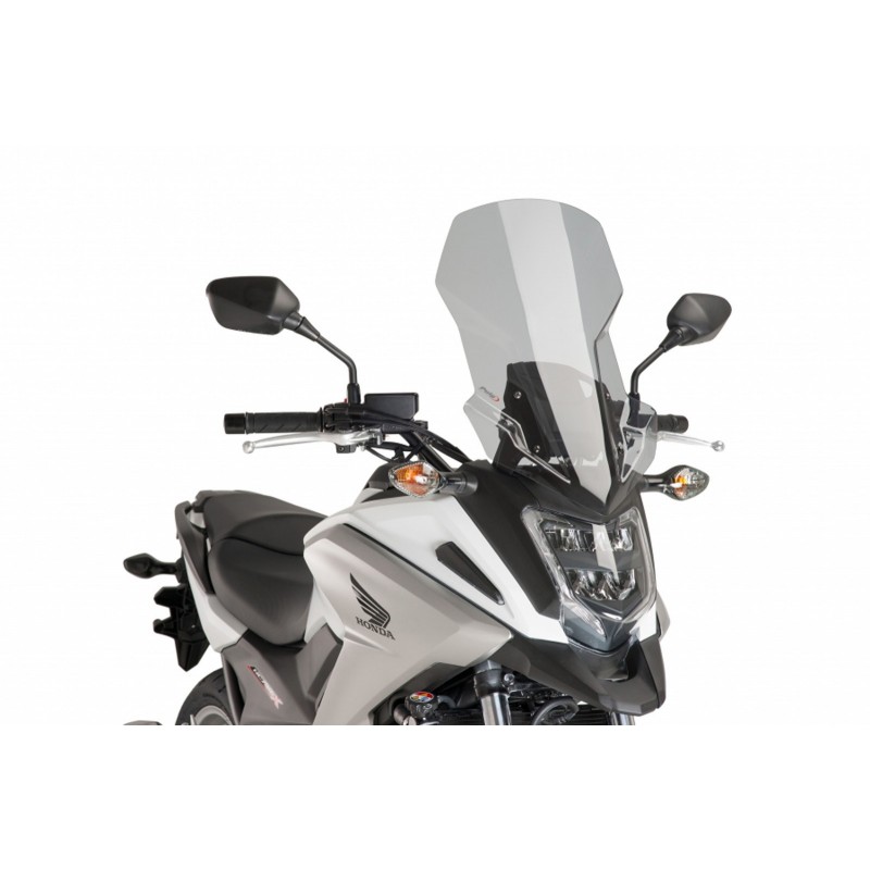 PUIG TOURING WINDSCHUTZSCHEIBE HONDA NC 750 X 2016-2020, LEICHTER RAUCH