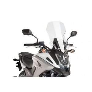 PUIG TOURING WINDSCHUTZSCHEIBE HONDA NC 750 X 2016-2020, TRANSPARENT