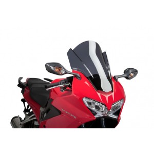 PUIG TOURING WINDSHIELD HONDA VFR 800 F 2014-2020, DARK SMOKE