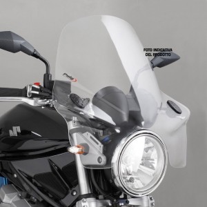 PUIG TOURING WINDSHIELD TRIUMPH THRUXTON 1200 R 2016-2020, TRANSPARENT