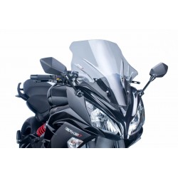 CUPOLINO PUIG TOURING KAWASAKI ER-6F 2012-2016, FUME CHIARO