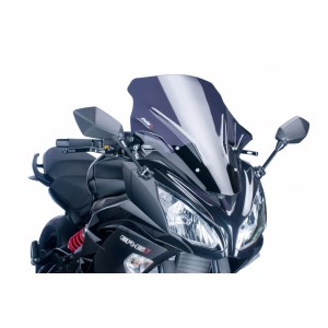 PARABRISAS PUIG TOURING KAWASAKI ER-6F 2012-2016, AHUMADO OSCURO