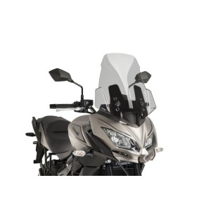 PUIG TOURING WINDSHIELD KAWASAKI VERSYS 1000 2019-2020, LIGHT SMOKE