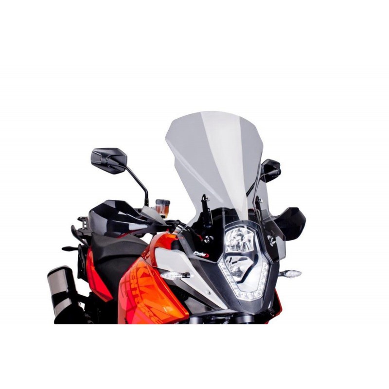 PARABRISAS PUIG TOURING KTM 1050 ADVENTURE 2015-2016, AHUMADO CLARO