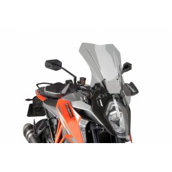 PUIG TOURING WINDSCHUTZSCHEIBE KTM 1290 SUPER DUKE GT 2016-2018, LEICHTER RAUCH