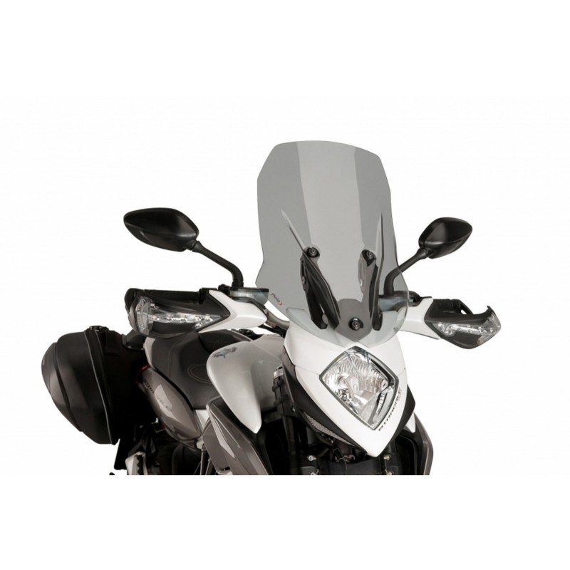 CUPOLINO PUIG TOURING MV AGUSTA STRADALE 800 2015-2017, FUME CHIARO