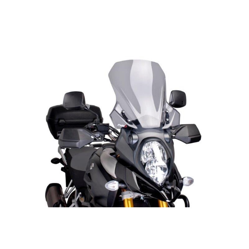 PUIG TOURING WINDSCHUTZSCHEIBE SUZUKI V-STROM 1000 2014-2016, LEICHTER RAUCH