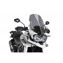 PUIG TOURING WINDSCHUTZSCHEIBE TRIUMPH TIGERŸEXPLORER 1200 XC 2018-2020, DUNKLE RAUCH