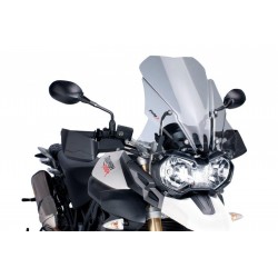 PUIG TOURING WINDSHIELD TRIUMPH TIGER 800 2011-2014, LIGHT SMOKE