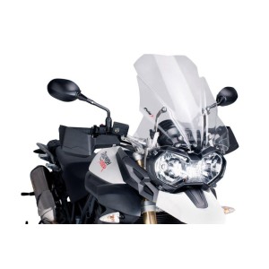 PUIG TOURING WINDSHIELD TRIUMPH TIGER 800 XC 2011-2014, TRANSPARENT