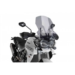 PUIG TOURING WINDSHIELD TRIUMPH TIGER 800 XR 2018-2020, LIGHT SMOKE