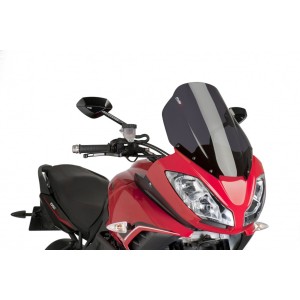 PUIG TOURING WINDSHIELD TRIUMPH TIGER SPORT 1050 2013-2015, DARK SMOKE