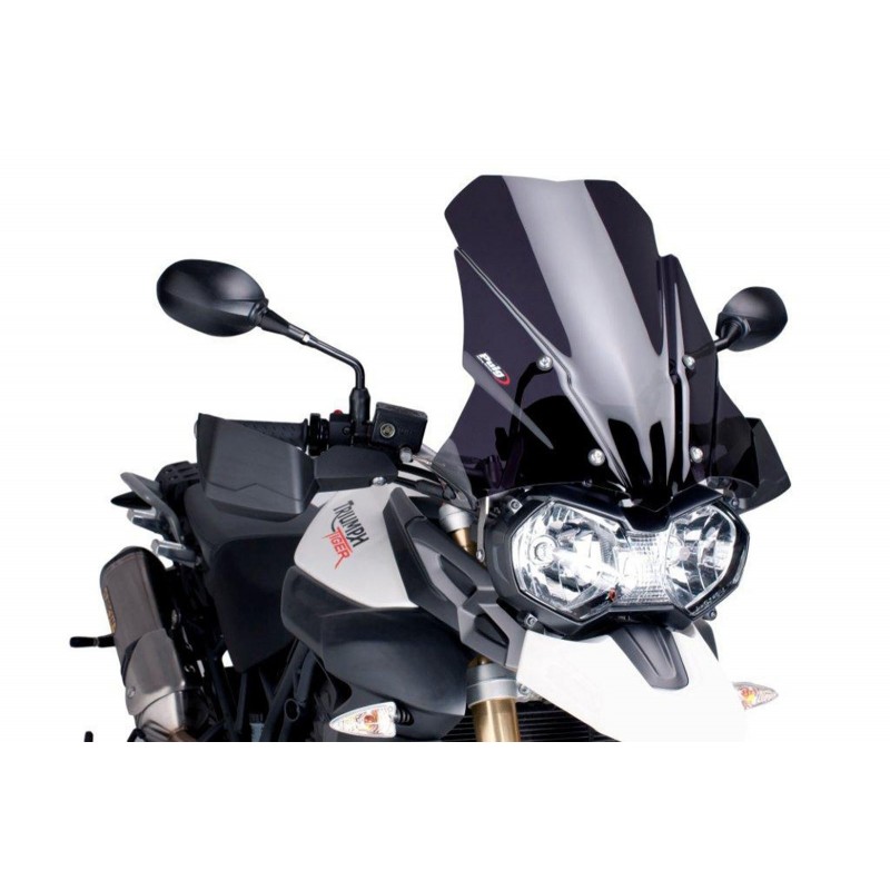 PUIG TOURING WINDSCHUTZSCHEIBE TRIUMPH TIGER 800 XC 2015-2017, DUNKLE RAUCH