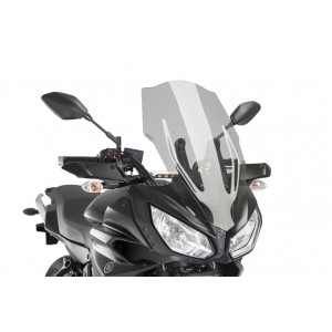 PARABRISAS PUIG TOURING YAMAHA TRACER 700 2016-2019, AHUMADO CLARO