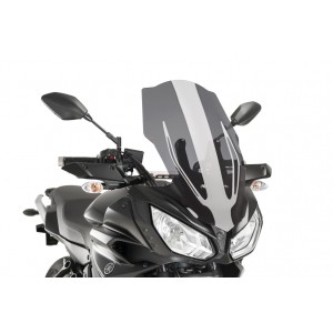 PARABRISAS PUIG TOURING YAMAHA TRACER 700 2016-2019, AHUMADO OSCURO