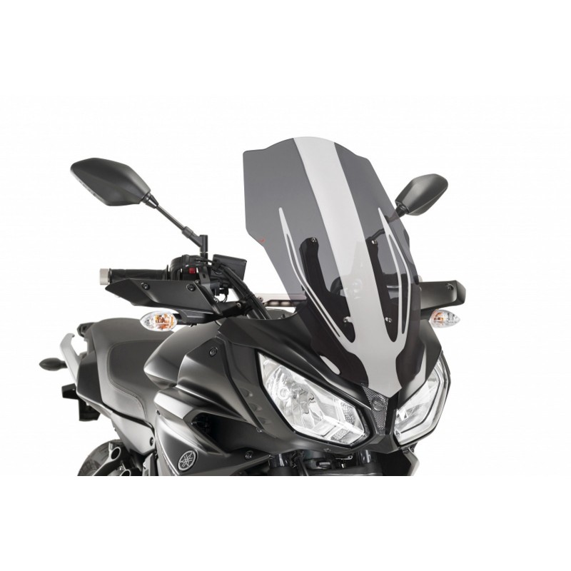 PARABRISAS PUIG TOURING YAMAHA TRACER 700 2016-2019, AHUMADO OSCURO