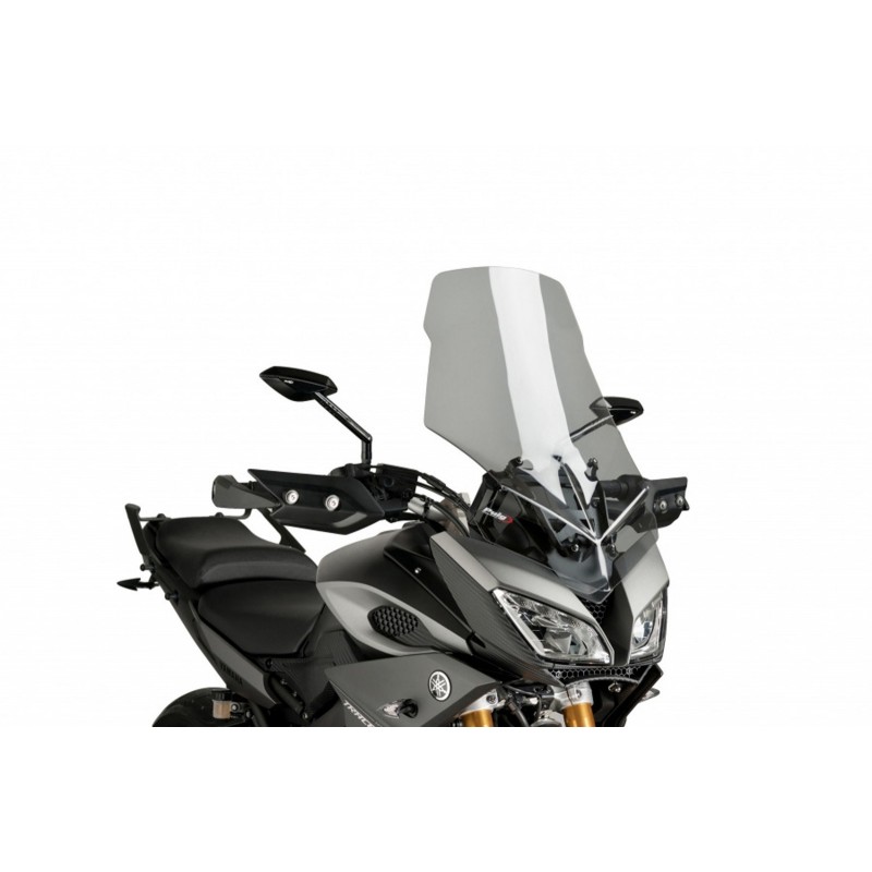 PUIG TOURING WINDSHIELD YAMAHA TRACER 900 2015-2017, LIGHT SMOKE