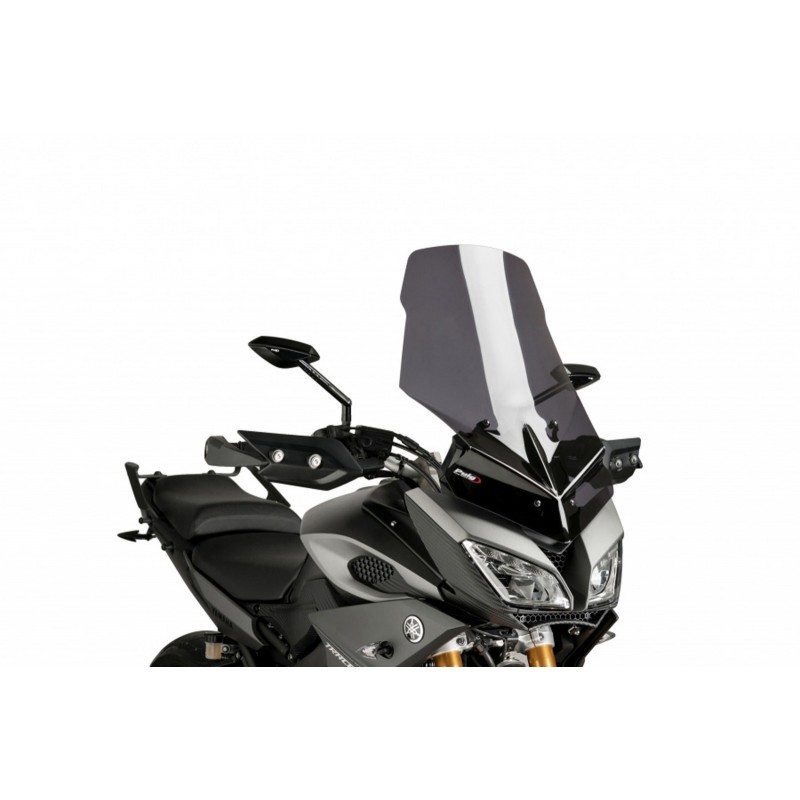 PUIG TOURING WINDSCHUTZSCHEIBE YAMAHA TRACER 900 2015-2017, DUNKLE RAUCH