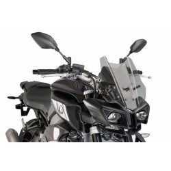 CUPOLINO PUIG TOURING YAMAHA MT-10 2016-2020, FUME CHIARO