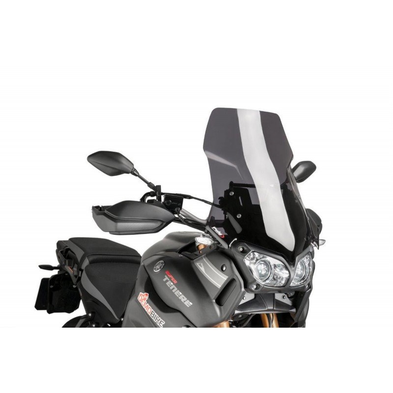 PUIG TOURING WINDSCHUTZSCHEIBE YAMAHA XT 1200 ZE SUPER TENERE 2014-2020, DUNKLE RAUCH