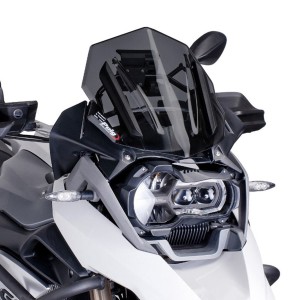PUIG SPORT WINDSCREEN BMW R 1200 GS RALLYE 2017-2018, DARK SMOKE