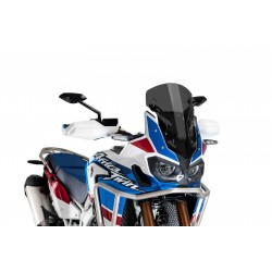 PARABRISAS PUIG SPORT HONDA AFRICA TWIN 1000 ADVENTURE SPORTS 2018-2019, AHUMADO OSCURO