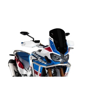PUIG SPORT WINDSHIELD HONDA AFRICA TWIN 1000 ADVENTURE SPORTS 2018-2019, BLACK
