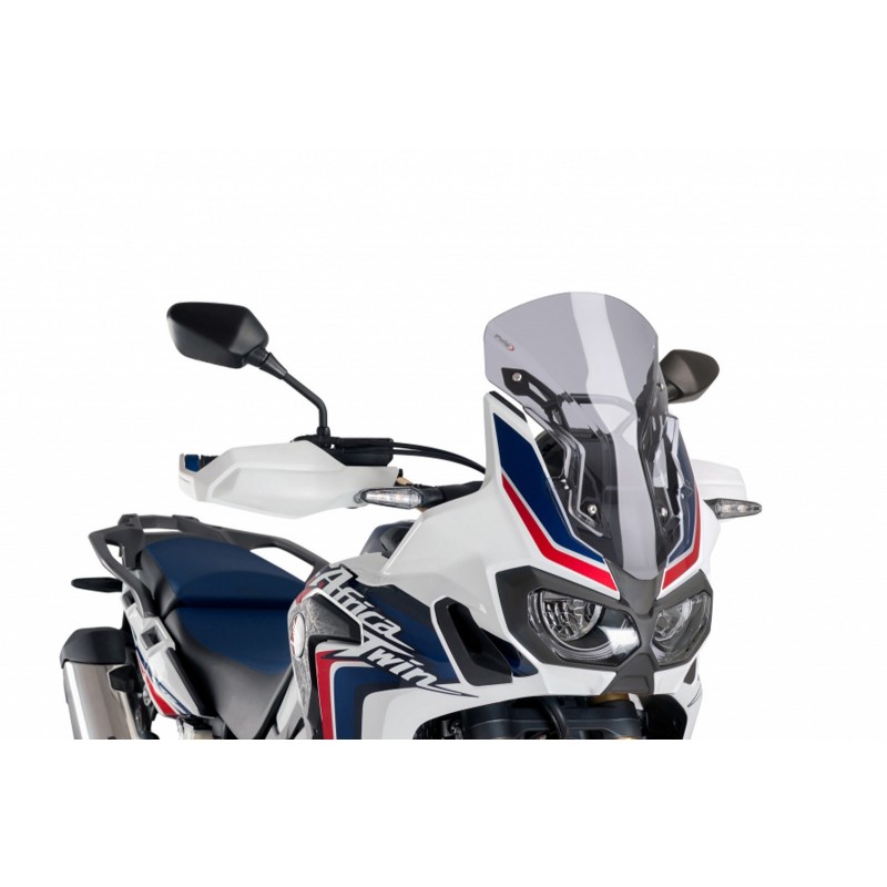 PUIG SPORT WINDSHIELD HONDA AFRICA TWIN 1000 2016-2017, LIGHT SMOKE