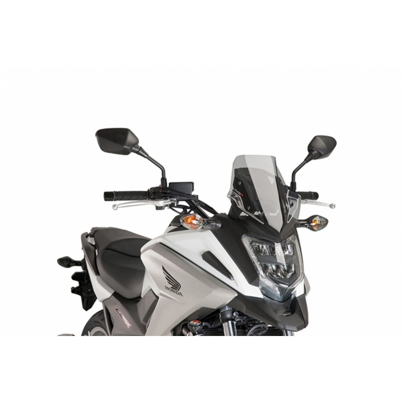 PUIG SPORT WINDSHIELD HONDA NC 750 X 2016-2020, LIGHT SMOKE