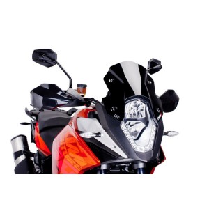 PUIG SPORT WINDSCHUTZSCHEIBE KTM 1090 ADVENTURE 2017-2019, SCHWARZ