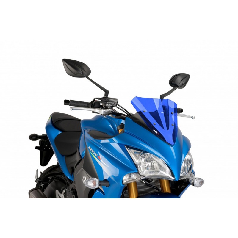 PUIG SPORT WINDSCHUTZSCHEIBE SUZUKI GSX-S 1000 F 2015-2020, BLAU
