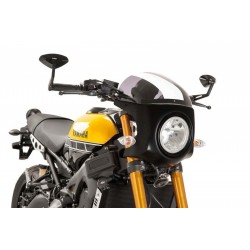 PUIG HALB VERKLEIDUNG WINDSCHUTZSCHEIBE YAMAHA XSR 900 2016-2020, LEICHTER RAUCH/CARBON LOOK