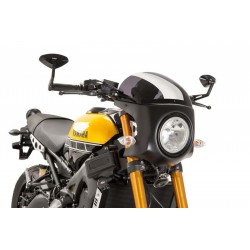 PUIG HALB VERKLEIDUNG WINDSCHUTZSCHEIBE YAMAHA XSR 900 2016-2020, DUNKLE RAUCH/MATTSCHWARZ