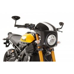 PUIG WINDSCHUTZSCHEIBE HALBVERKLEIDUNG YAMAHA XSR 900 2016-2020, SCHWARZ/MATT SCHWARZ