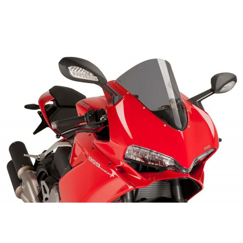 CUPOLINO PUIG R-RACER DUCATI 1299 PANIGALE 2015-2017, FUME SCURO