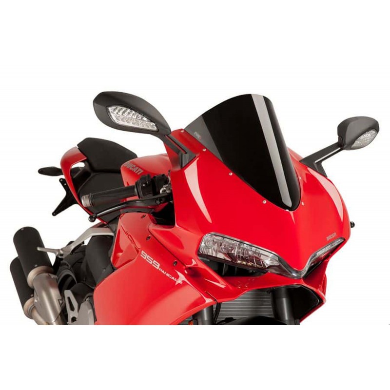 PUIG R-RACER WINDSCHILD DUCATI 959 PANIGALE 2016-2019, SCHWARZ