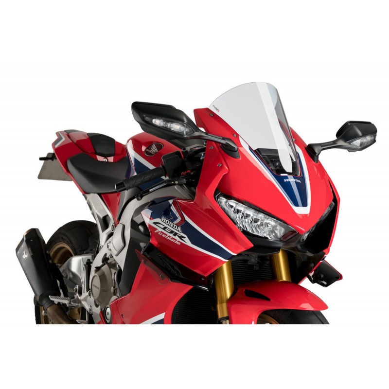 PUIG R-RACER WINDSCHILD HONDA CBR 1000 RR SP 2017-2019, TRANSPARENT