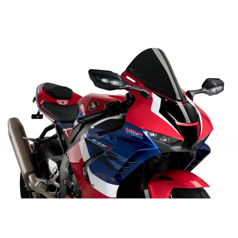 PUIG R-RACER SCREEN HONDA CBR 1000 RR-R SP 2020-2021 BLACK COLOUR