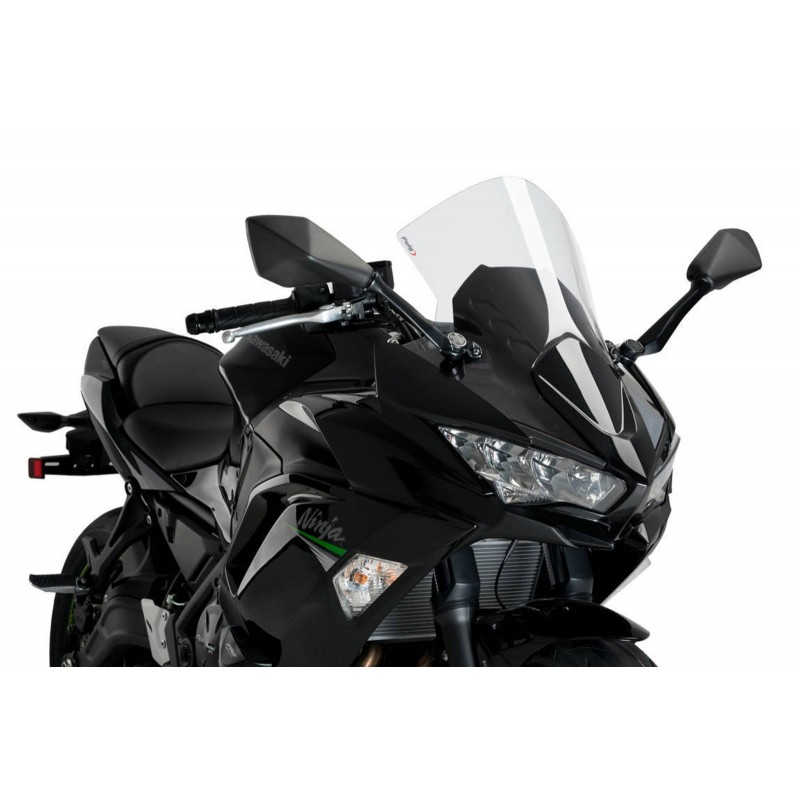 PUIG R-RACER SCREEN KAWASAKI NINJA 650 2020, TRANSPARENT