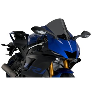 PUIG R-RACER SCREEN YAMAHA R6 2017-2020, DARK SMOKE