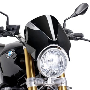 PARABRISAS PUIG RETRO BMW R NINE T PURE 2017-2020, NEGRO/NEGRO