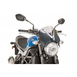 CUPOLINO PUIG RETRO SUZUKI SV 650 2016-2020, TRASPARENTE/CARBON