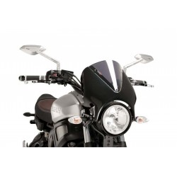 CUPOLINO PUIG RETRO YAMAHA XSR 700 2016-2020, FUME CHIARO/NERO