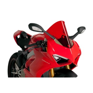 PUIG RACING PLEXIGLAS DUCATI PANIGALE V4 S 2018-2019 ROT