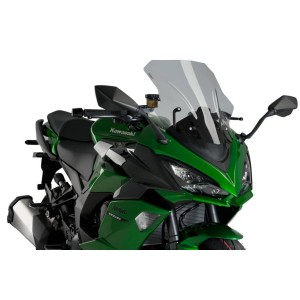 PUIG RACING SCREEN KAWASAKI Z 1000 SX 2017-2019, LIGHT SMOKE